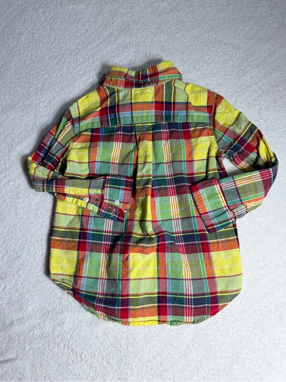 Polo Ralph Lauren Boys Plaid Button-Down Shirt | 3T